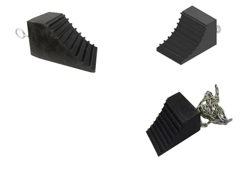 Heavy Duty Rubber Wheel Chock - 235 x 160 x 140mm