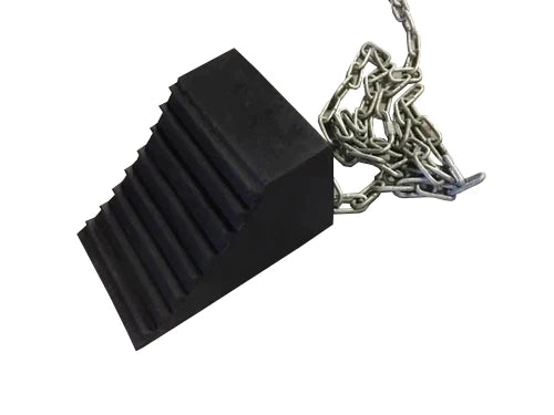 Heavy Duty Rubber Wheel Chock - 235 x 160 x 140mm