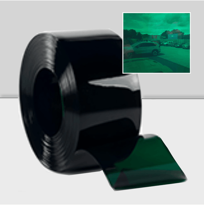 
          Transparent Green PVC Rolls (50m)