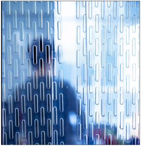 
          Hook On Perforated PVC Curtain Strips Linear Metre