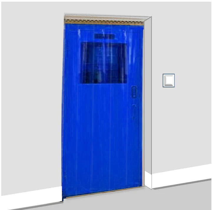 Transparent Blue Coloured Curtains (QuickMount)