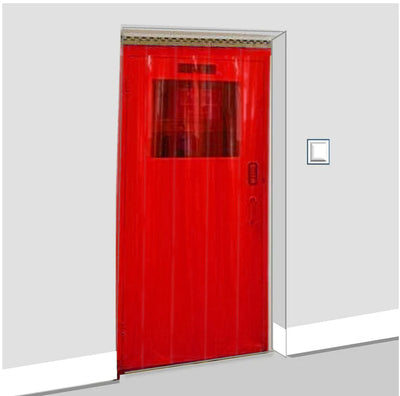 
          Transparent Red Coloured Curtains (QuickMount)