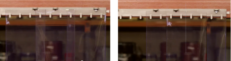 Transparent Blue Coloured Curtains (QuickMount)