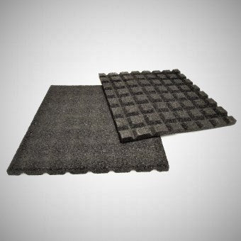 Interlocking Rubber Playground Tile with Safety Ramps - Rubber Co