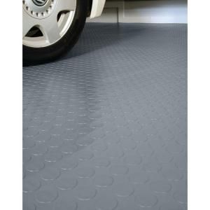
          Heavy Duty Rubber Garage Flooring Dot Penny Pattern Linear Meter
