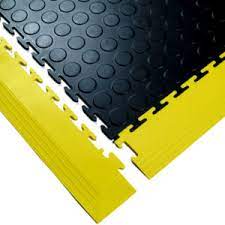 Rubberco 7mm ESD221 Anti-static Flooring Tile Ramp/Corner