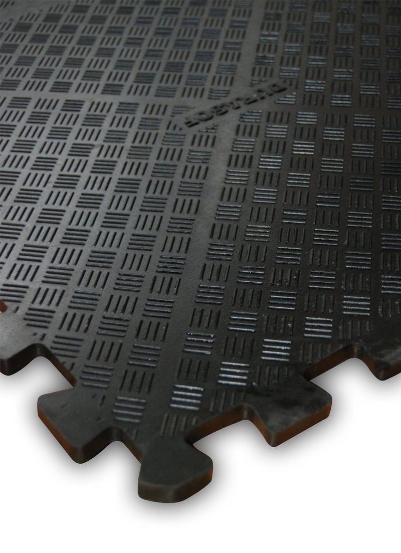Rubber Interlocking Garage Mats Heavy Duty Flooring Tiles - Rubber Co