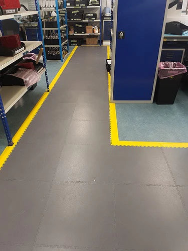 
          Rubberco 7mm ESD Anti-static Flooring Tile - Grey