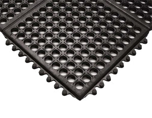 
          Industrial Anti Slip Mats with Drainage Holes - Rubber Co