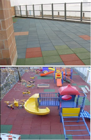 
          Interlocking Playground Mats - Rubber Co