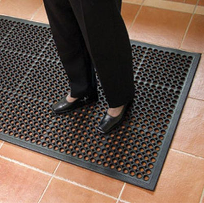 
          Rubber Industrial Mats With Drainage Holes 
