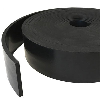 
          Solid Neoprene Black Rubber Strip - Rubber Co