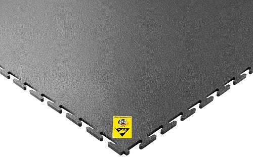 Rubberco 7mm ESD Anti-static Flooring Tile - Grey